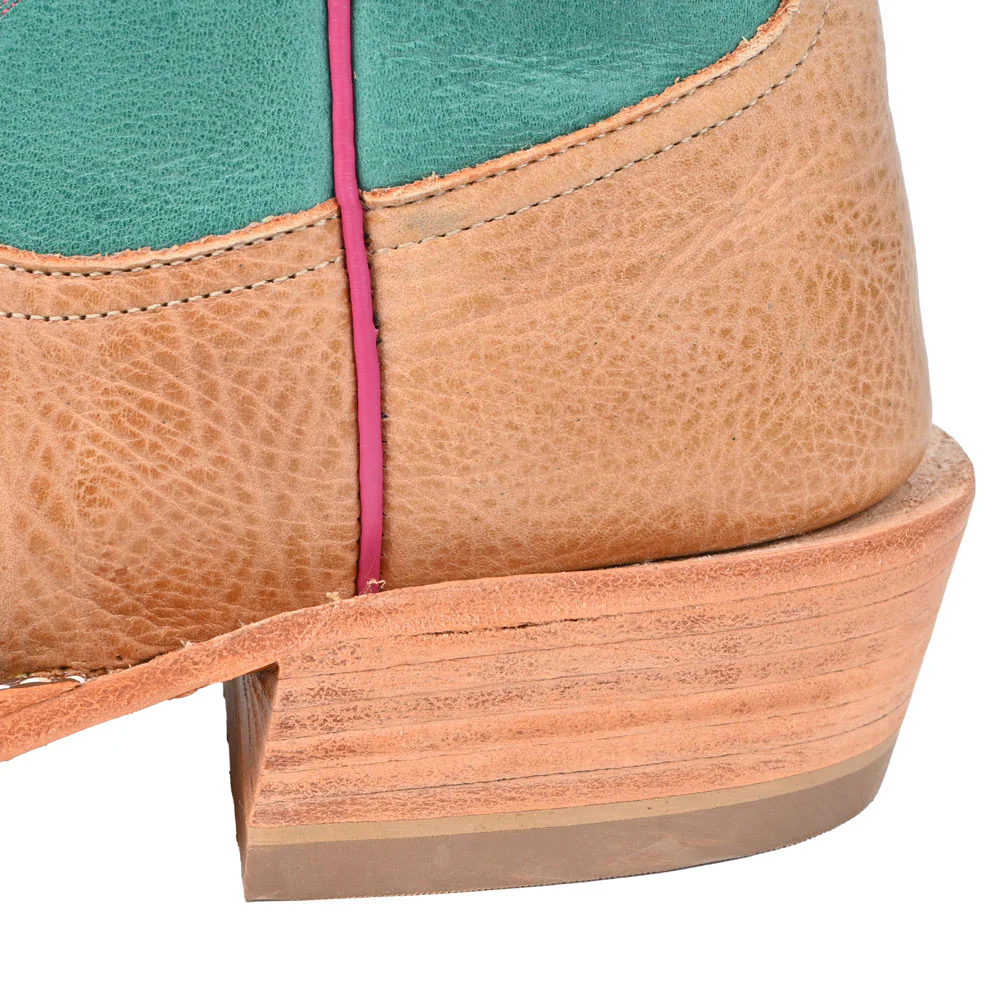 Rios of Mercedes Women's Turquoise Western Boot - Image 2