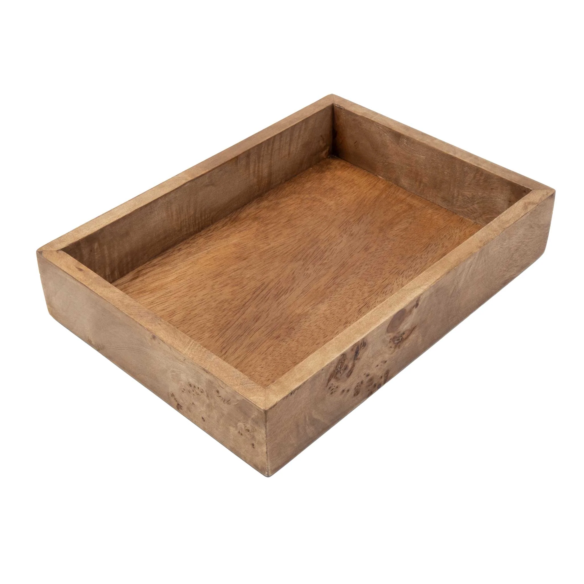Mud Pie Burl Wood Small Tray - Image 2