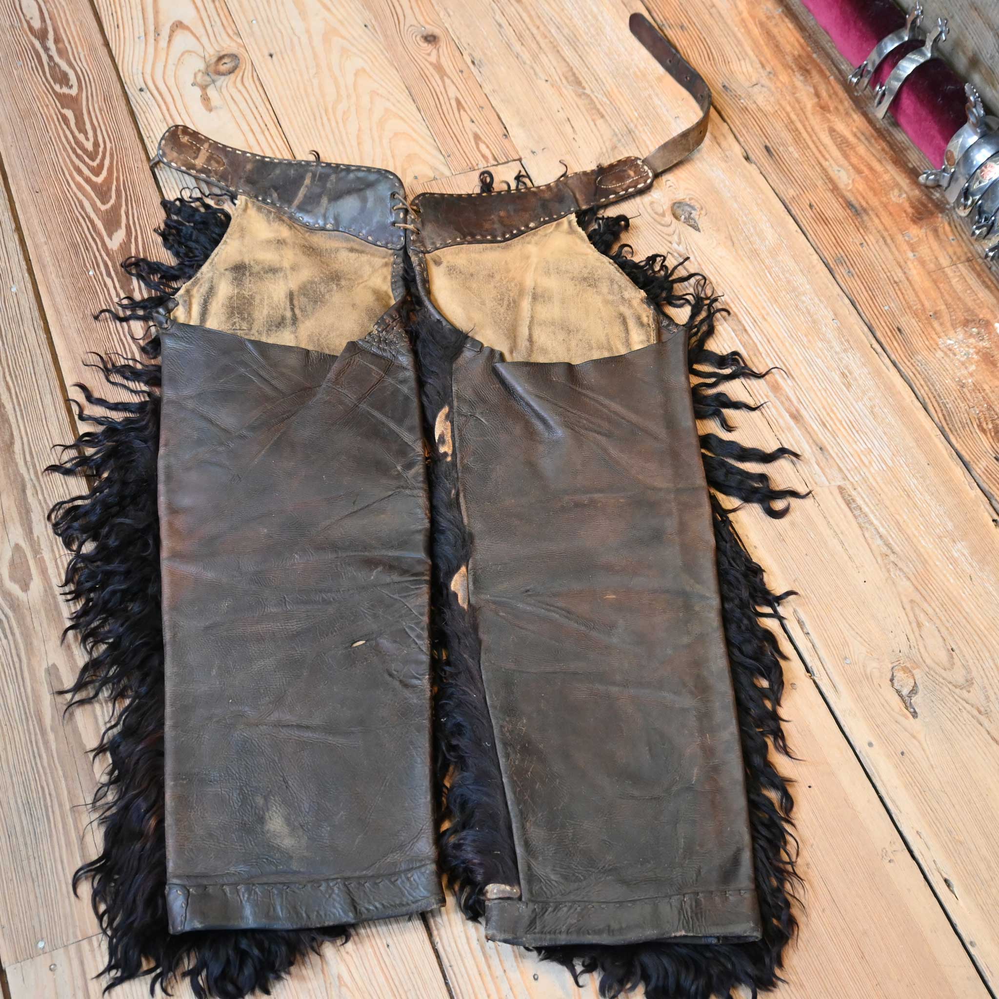 C.P. Shipley Vintage  Angora Woolie Chaps - Image 4