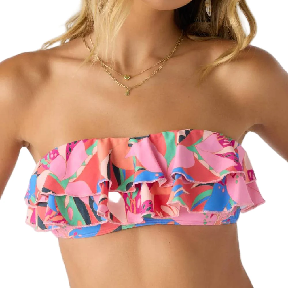 O'Neill Cabana Floral Diaz Bandeau Bikini Top - FINAL SALE