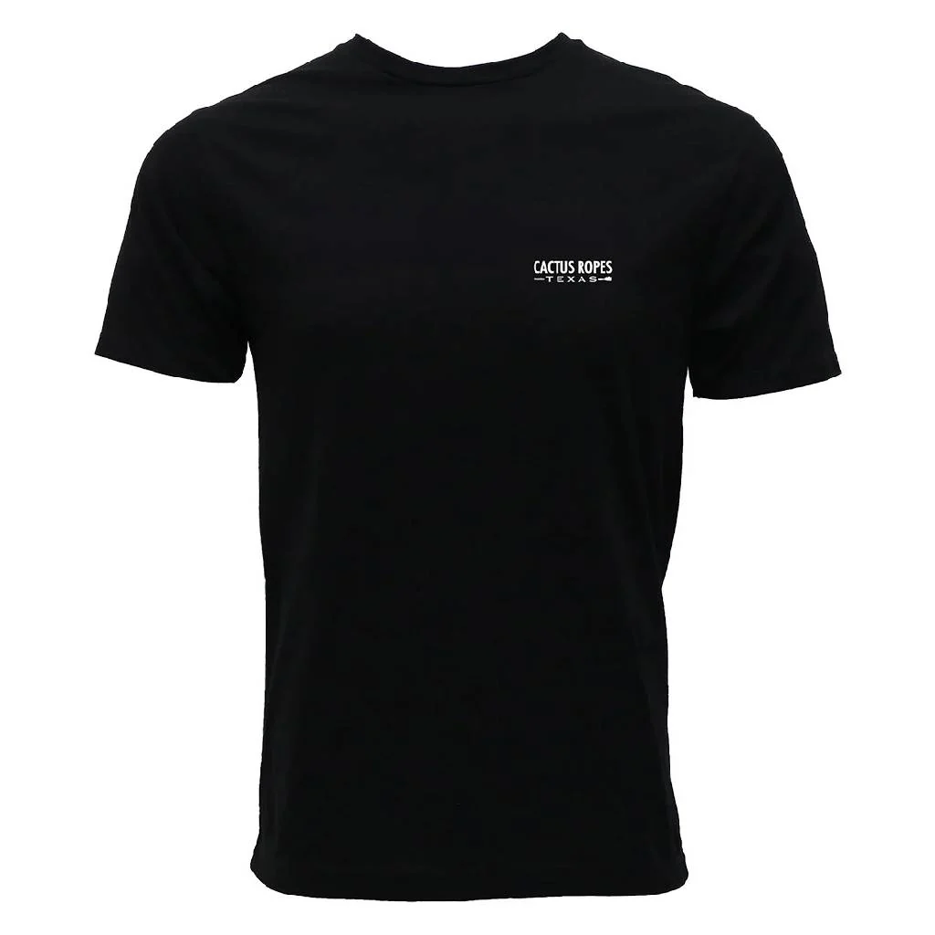 Hooey Men's Cactus Ropes Black Tee - Image 2