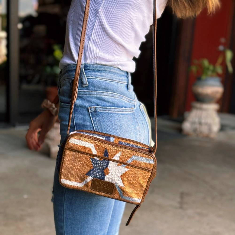 Scout Leather Co. Callie Aztec Woven Crossbody - FINAL SALE