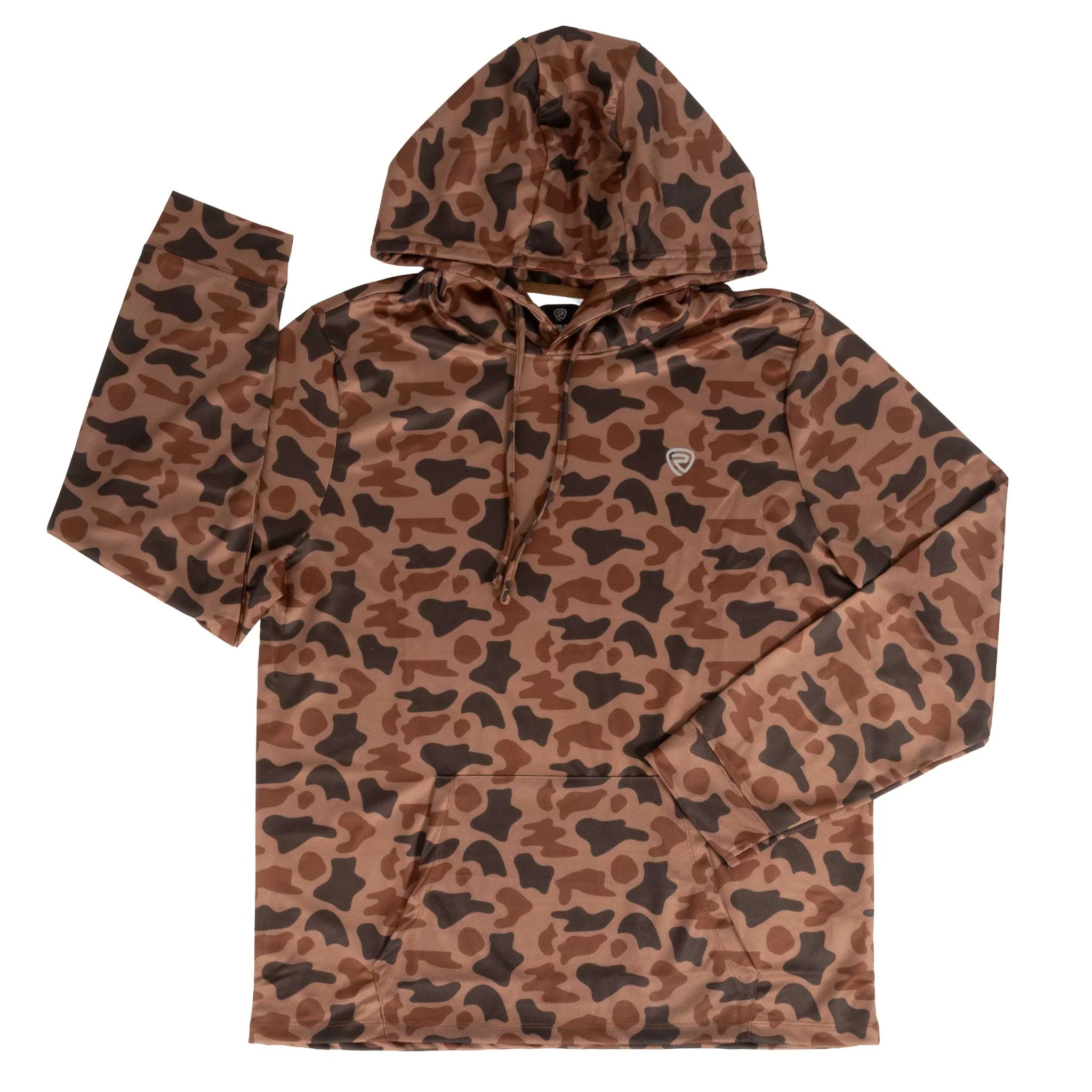 Rock & Roll Denim Men's Camo Performance Mesh Hoodie - FINAL SALE