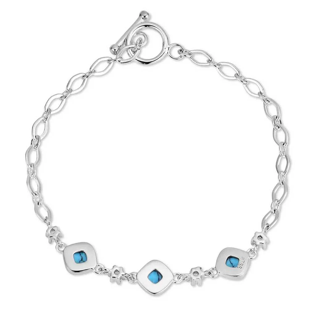 Montana Silversmiths Canyon Serenade Turquoise Bracelet - Image 2