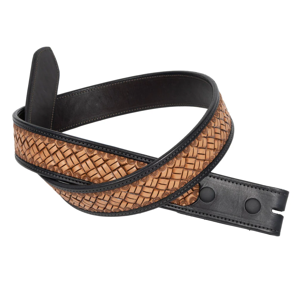 Randall Top Shelf Tooled Captain Crunch Belt - Black/Natural