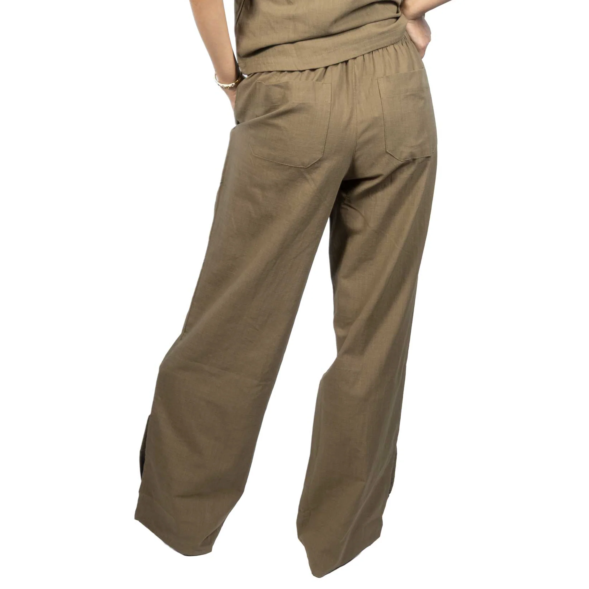 Dylan Light Olive Cargo Pant - Image 2