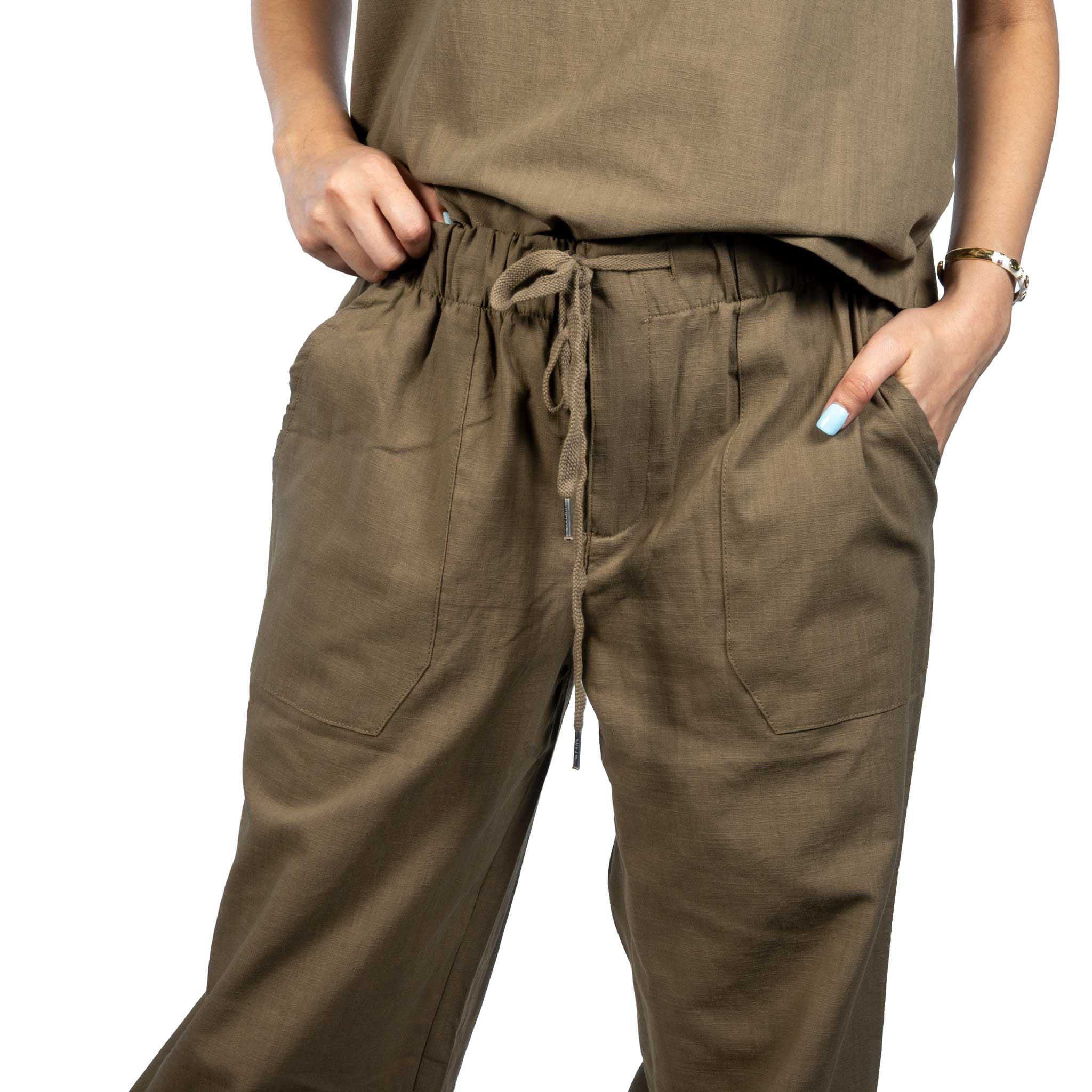 Dylan Light Olive Cargo Pant - Image 3
