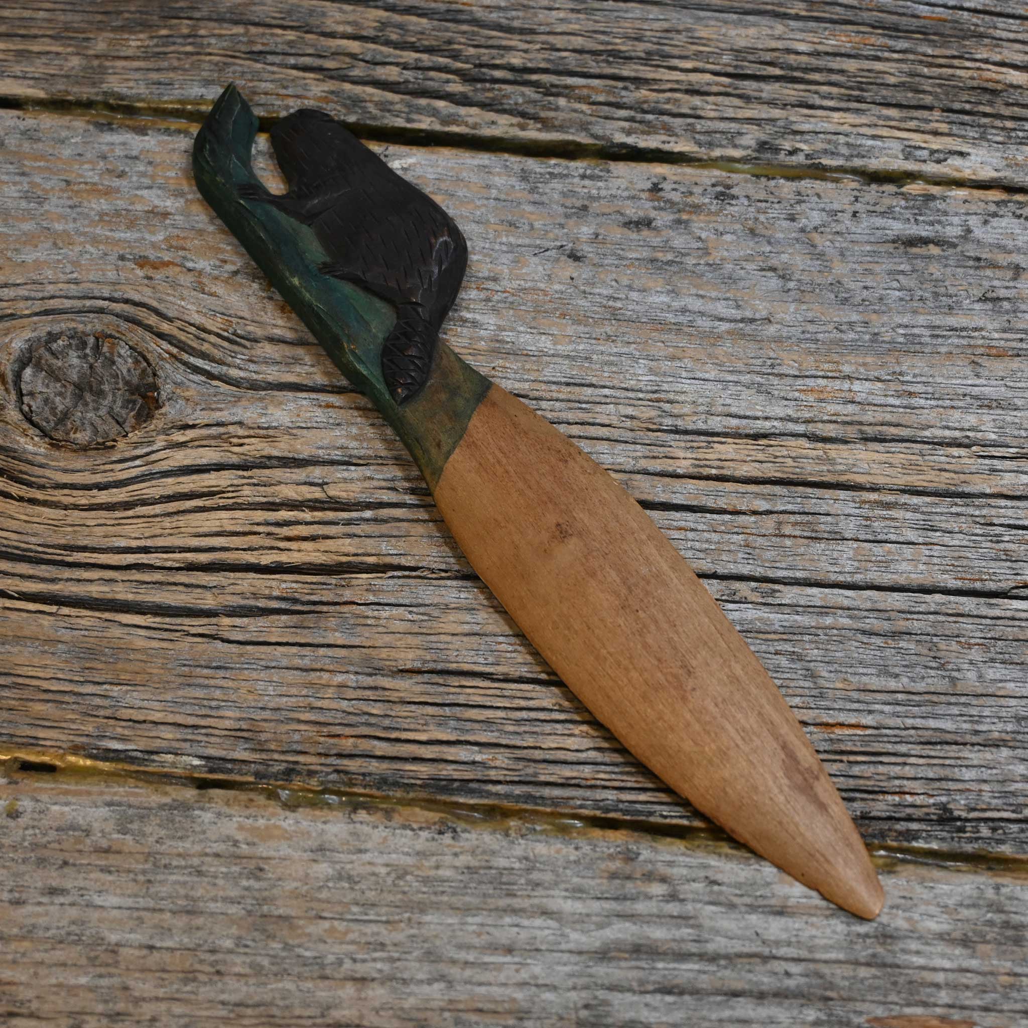 Carved Wood Letter Opener