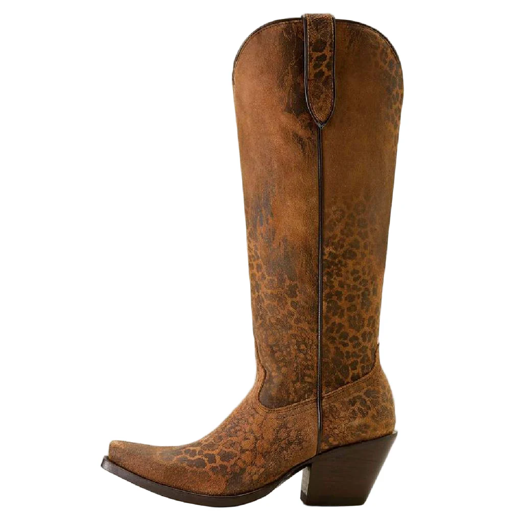 Ariat Women's Casanova X Toe Distressed Leopard Western Boot - Image 2