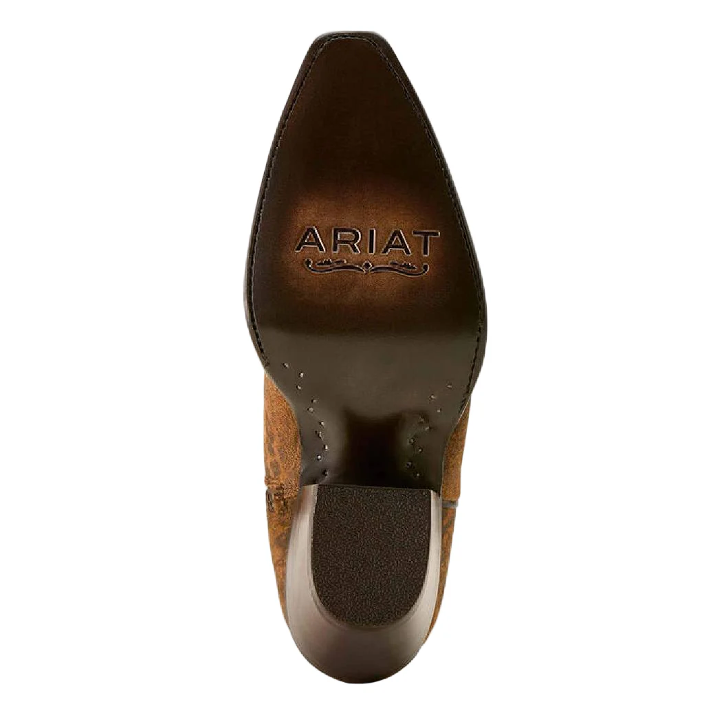 Ariat Women's Casanova X Toe Distressed Leopard Western Boot - Image 4