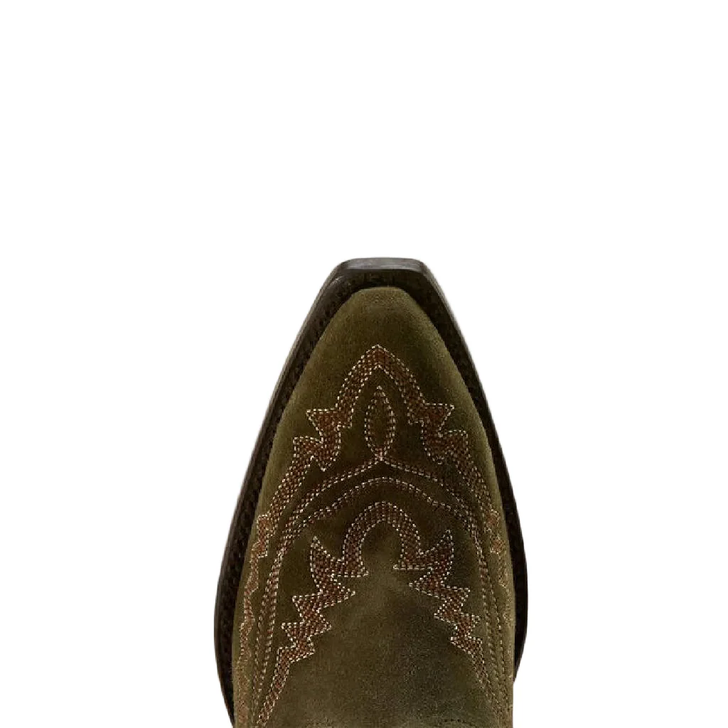 Ariat Women's Casanova X Toe Soft Olive Suede Western Boot - Image 5