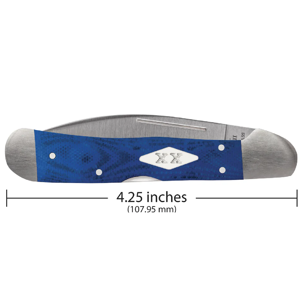 Case Blue G-10 Smooth Copperlock - Image 2