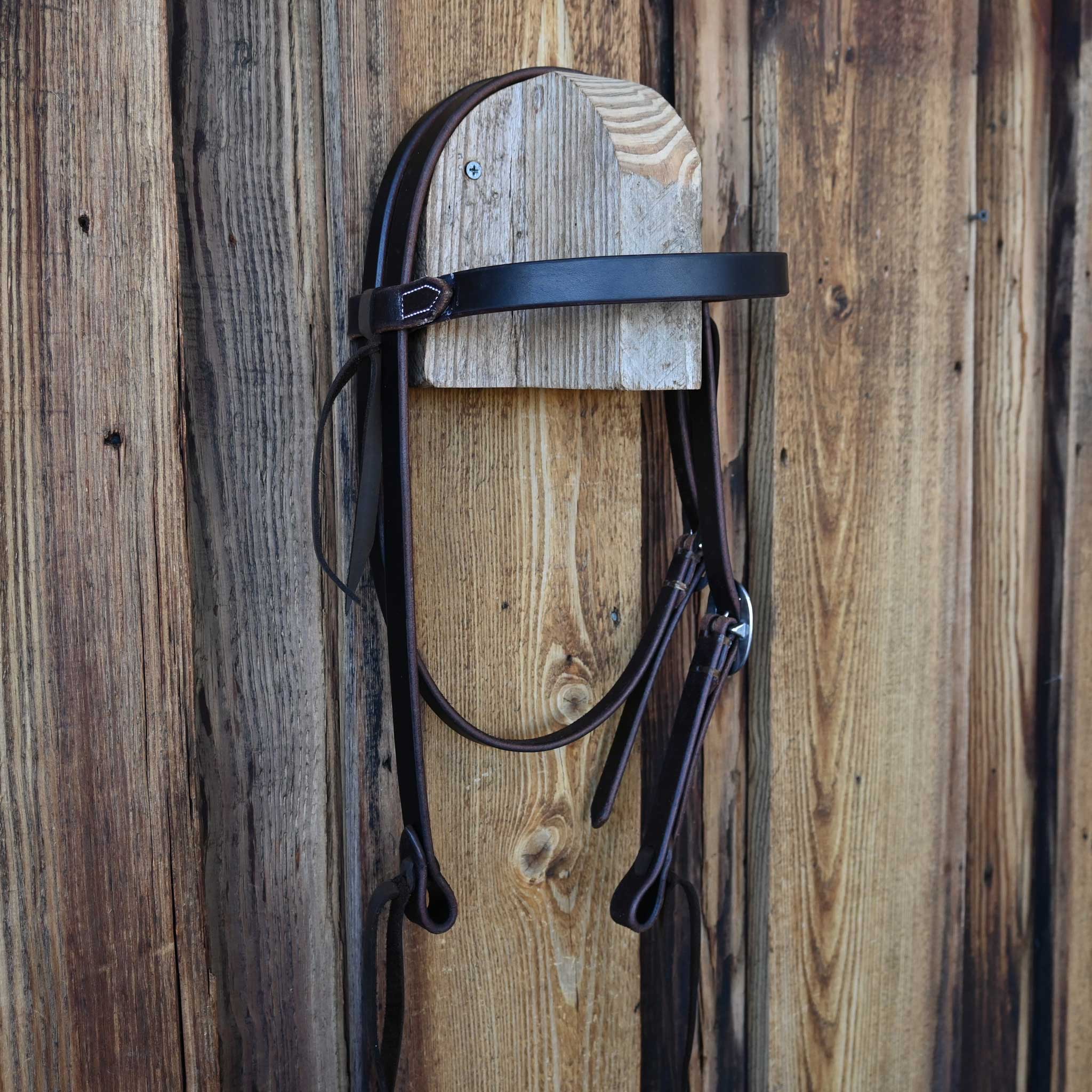 Casey Tew Dark Oiled Browband Headstall
