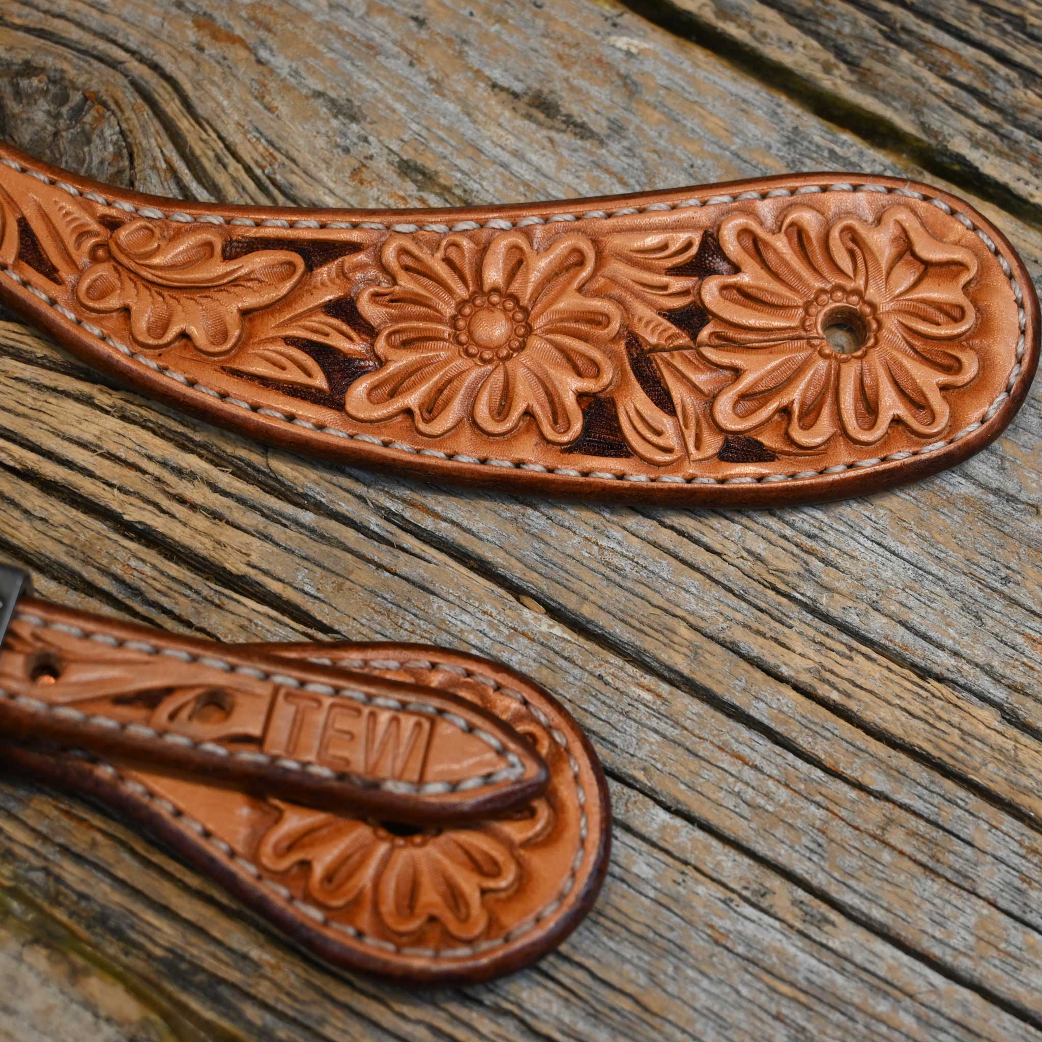 Casey Tew Medium Spur Straps w/ Kerry Kelley Buckles - Image 2
