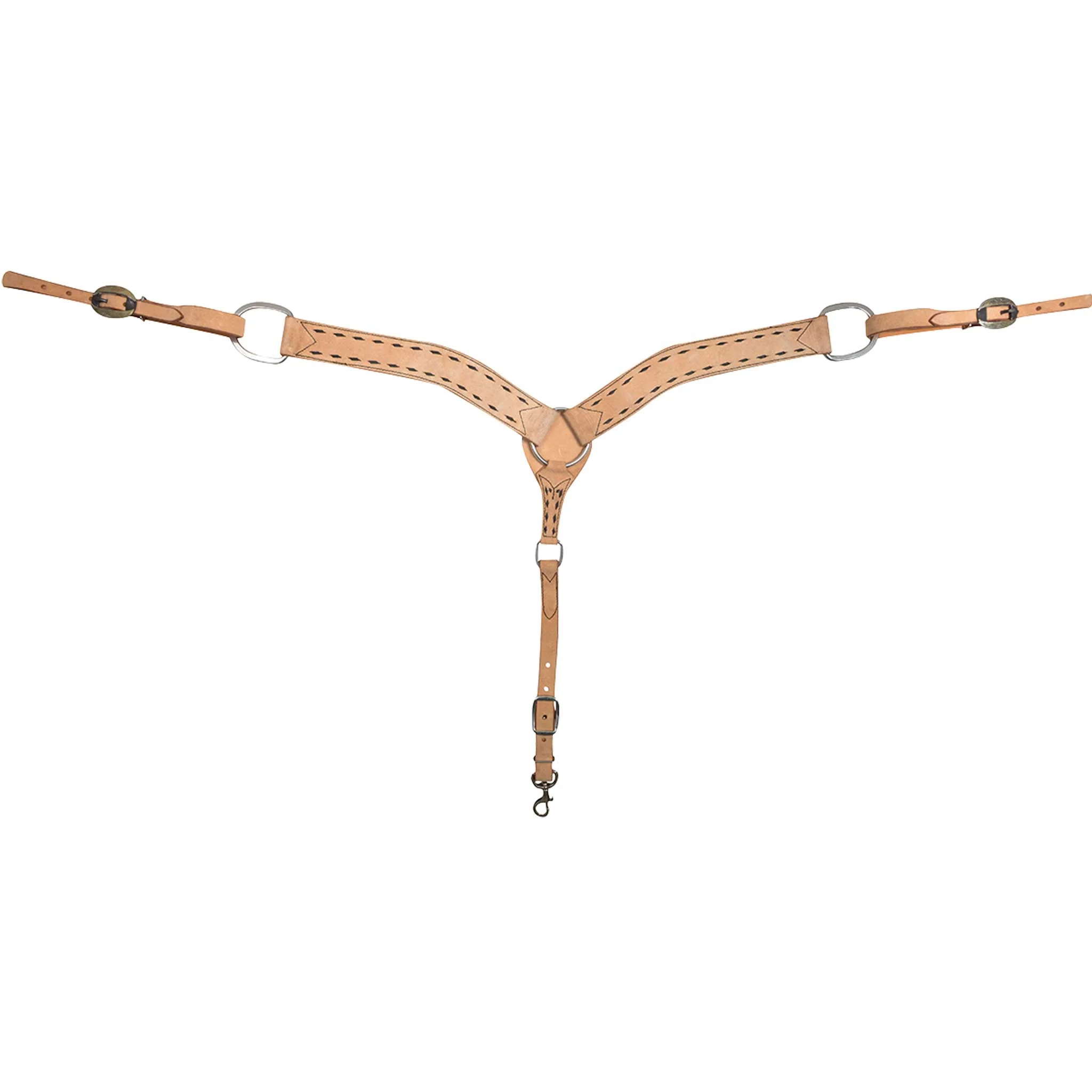 Cashel 2" Breast Collar w/Buckstitch - Image 2