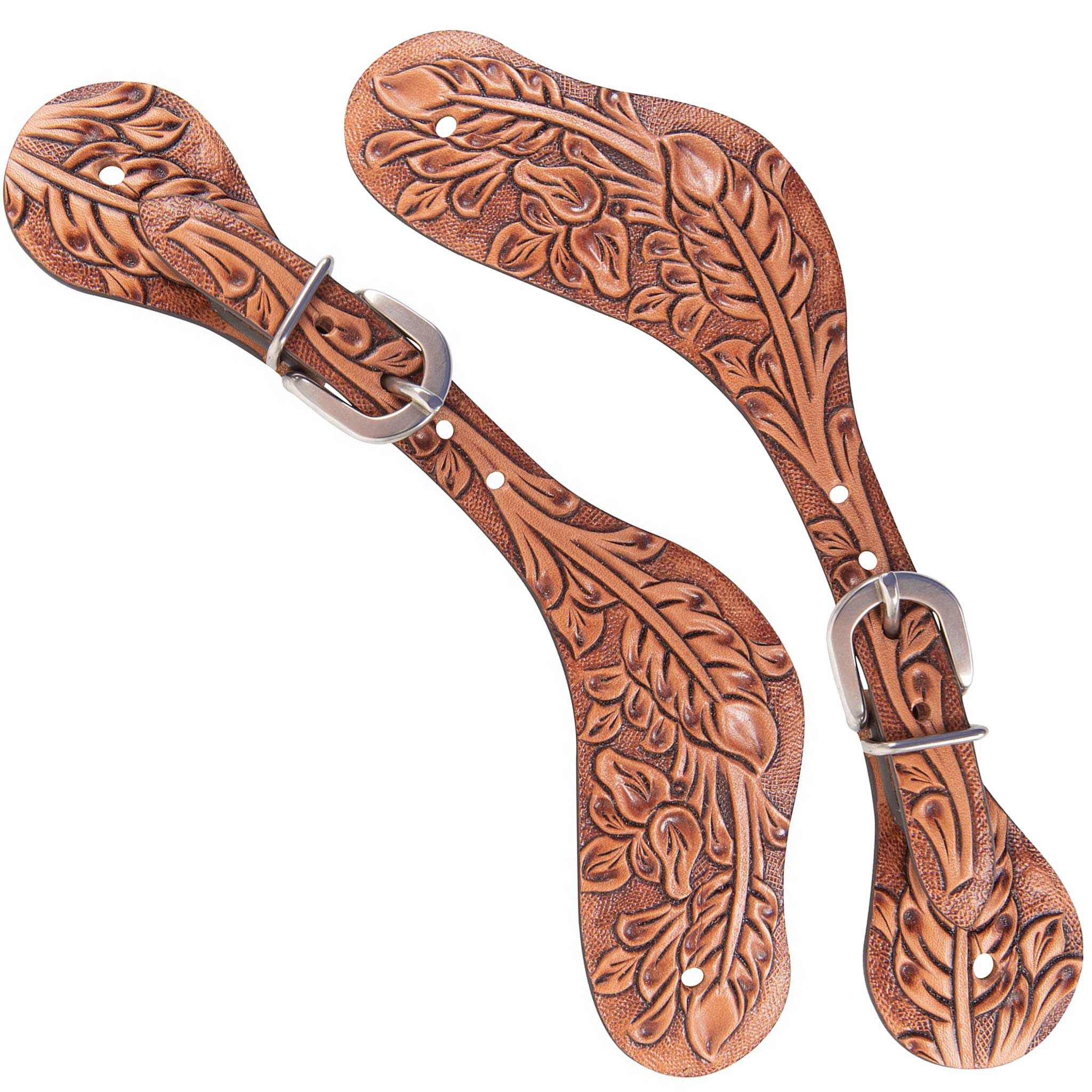 Cashel Antique Leaf Spur Strap - Image 2
