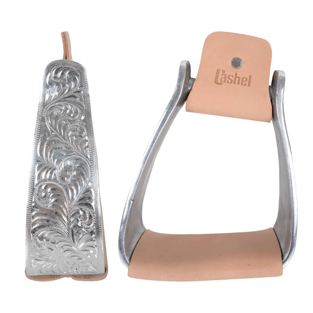 Cashel Engraved Slanted Stirrup - Image 2