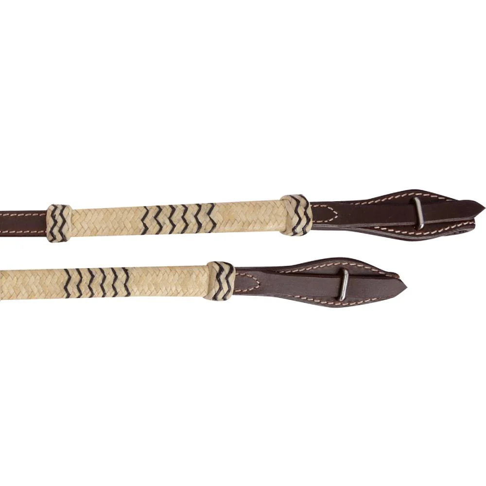 Cashel Rawhide Braided Split Reins - Image 2