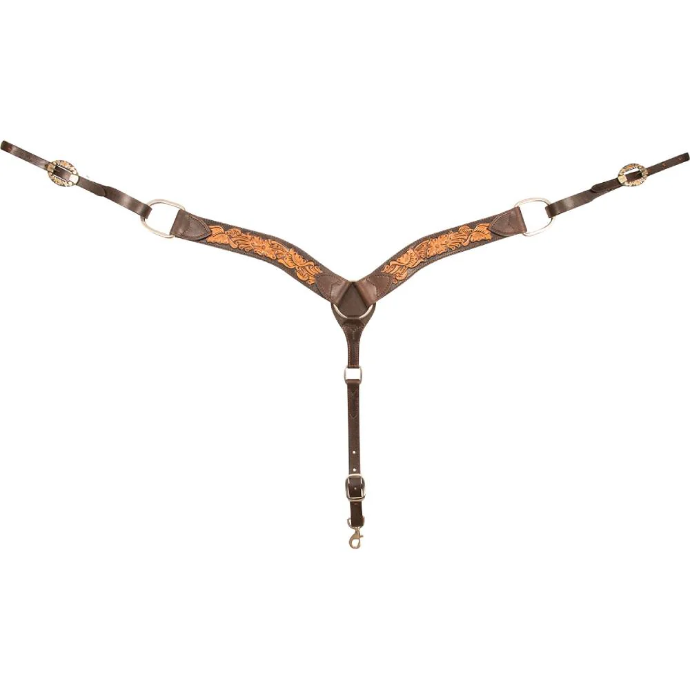 Cashel 2" Two Tone Floral Breast Collar - Image 2