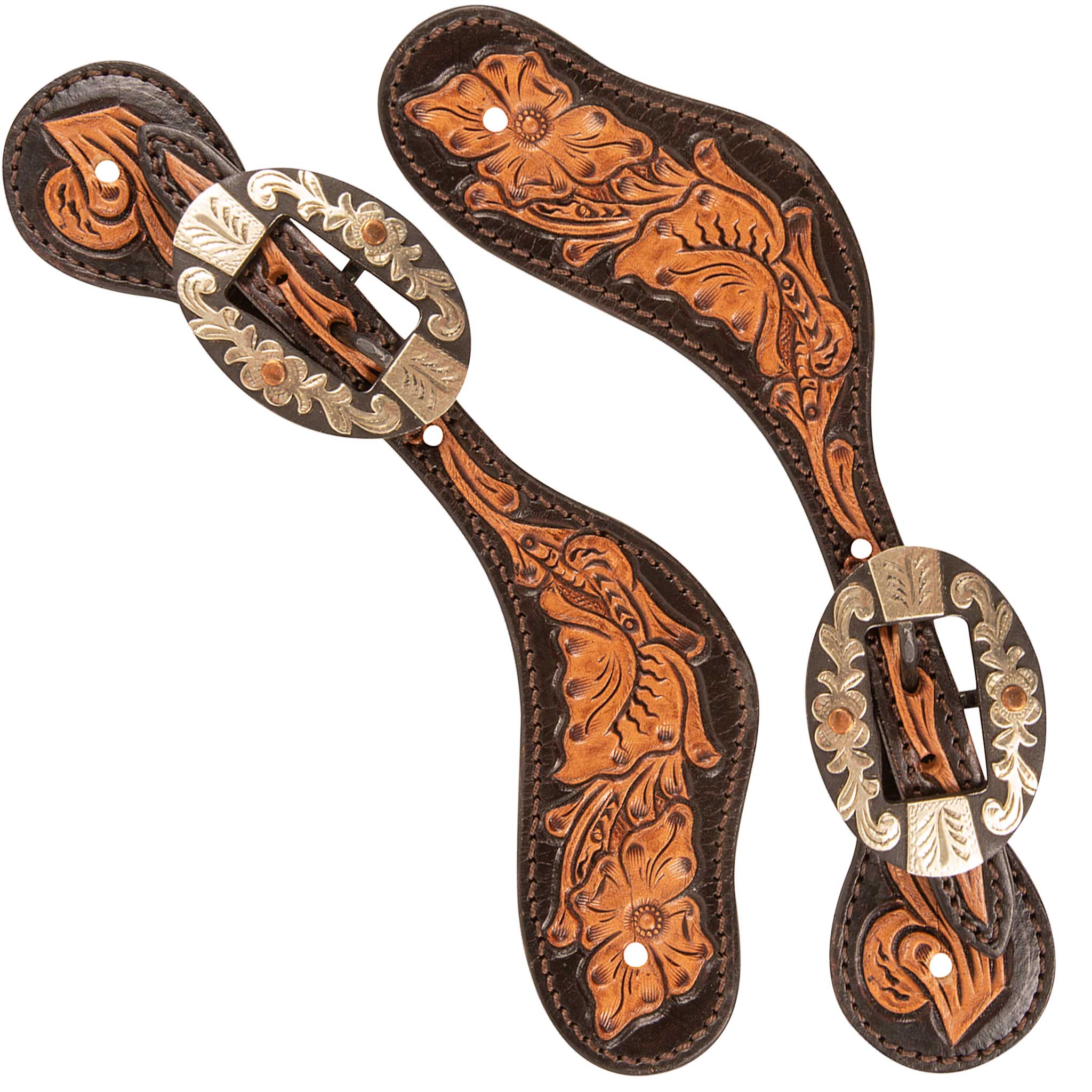 Cashel Two-Tone Spur Straps - Image 2