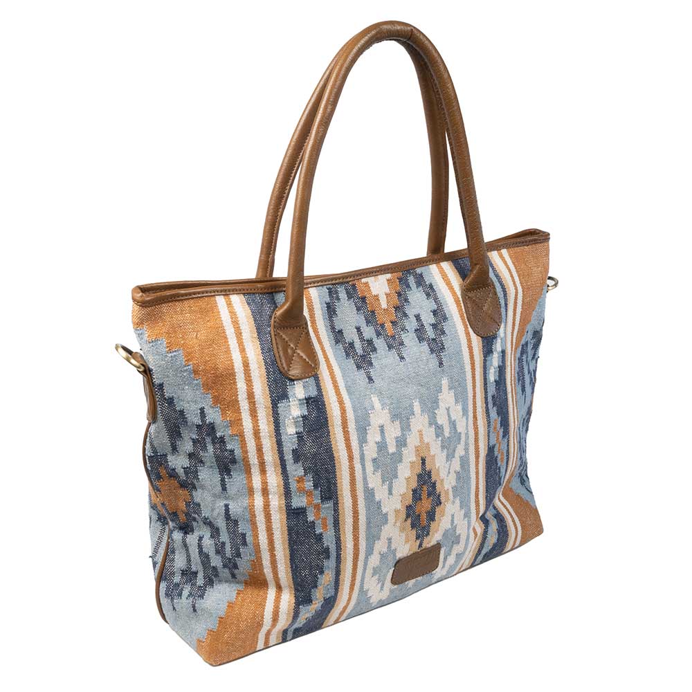 Scout Leather Co. Cassie Aztec Woven Tote - FINAL SALE*