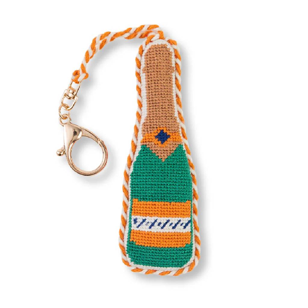 Champagne Bottle Bag Charm