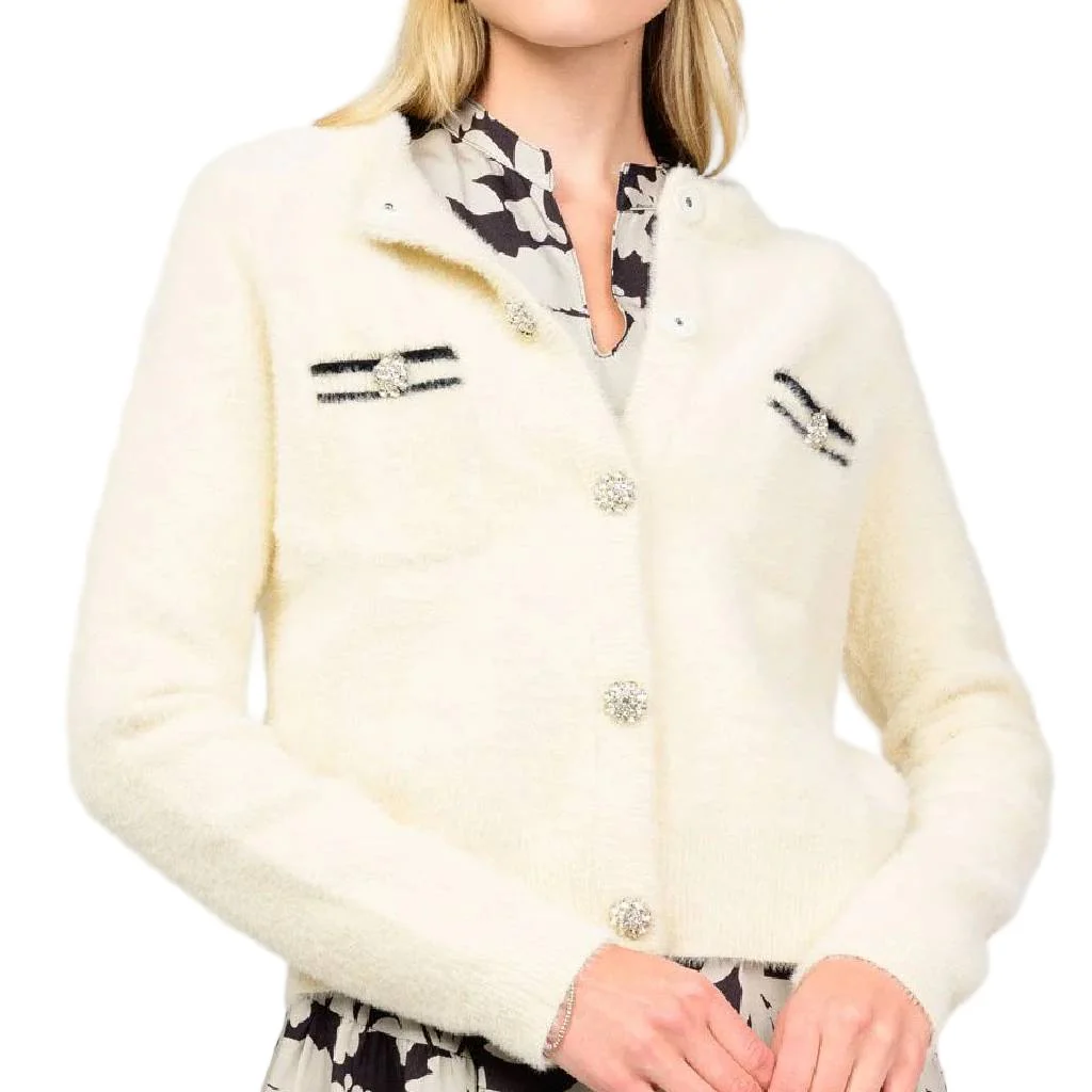 Ivy Jane Chanel Ivory Cardigan - FINAL SALE