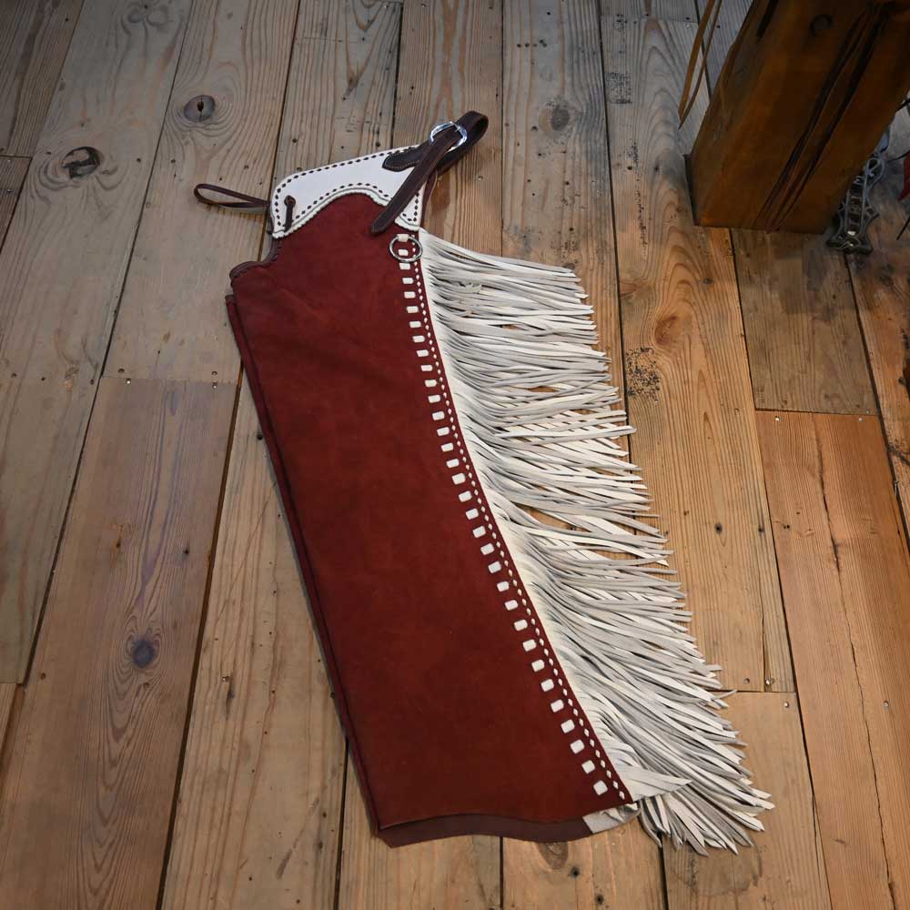 Brick Red Roughout Stepthrough Chaps - Image 2