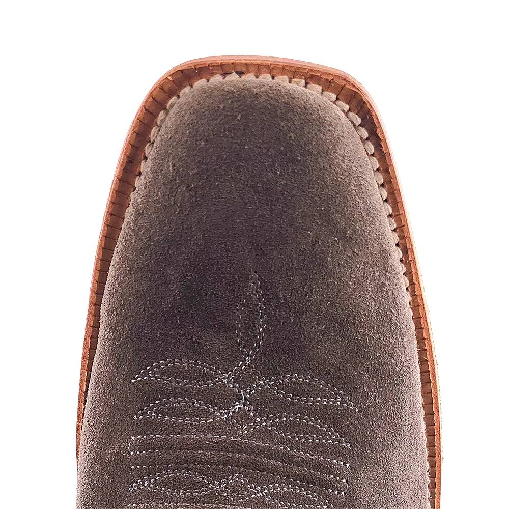 R. Watson Men's Charcoal Roughout Cutter Toe Boot - Image 3
