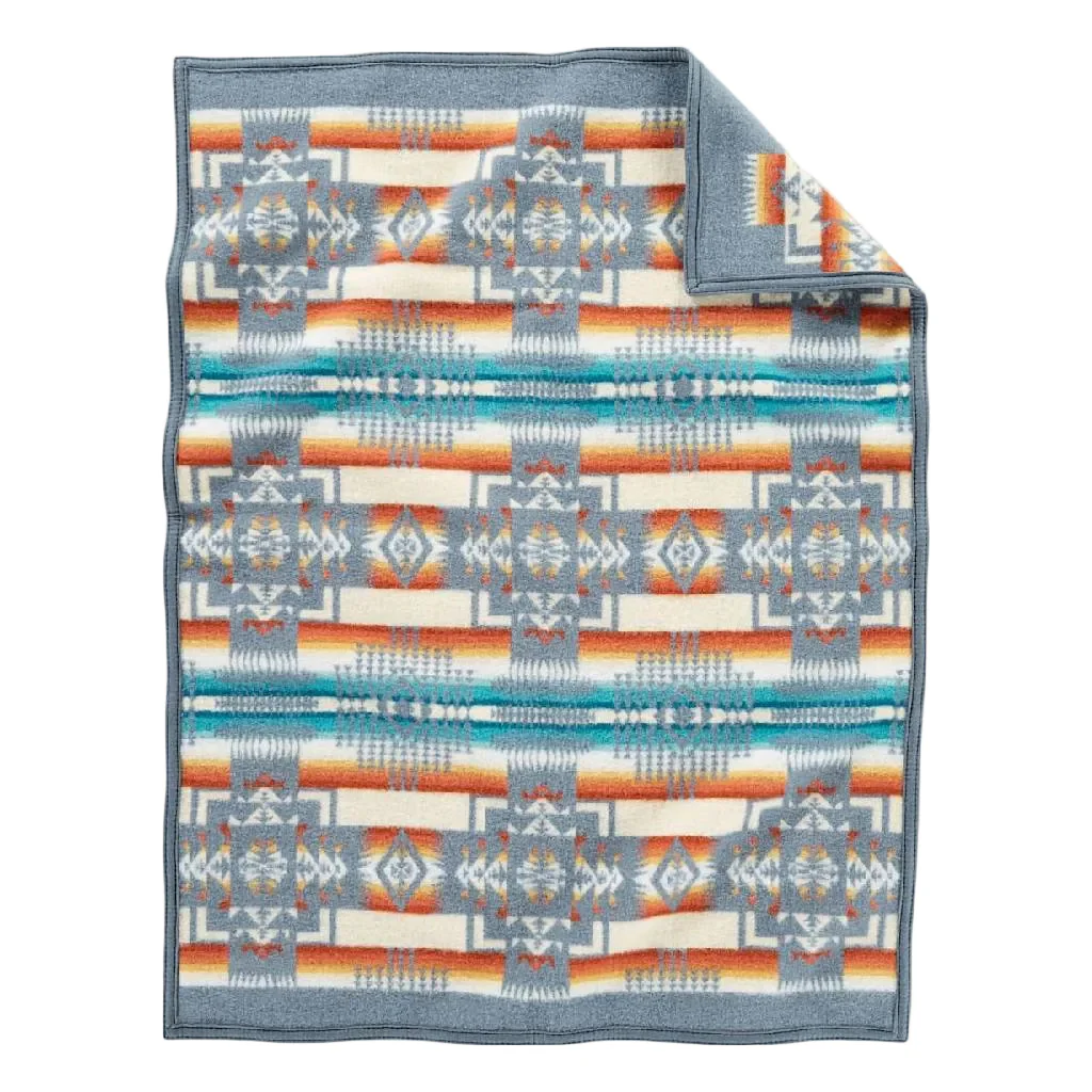 Chief Joseph Crib Blanket - Slate - Image 2