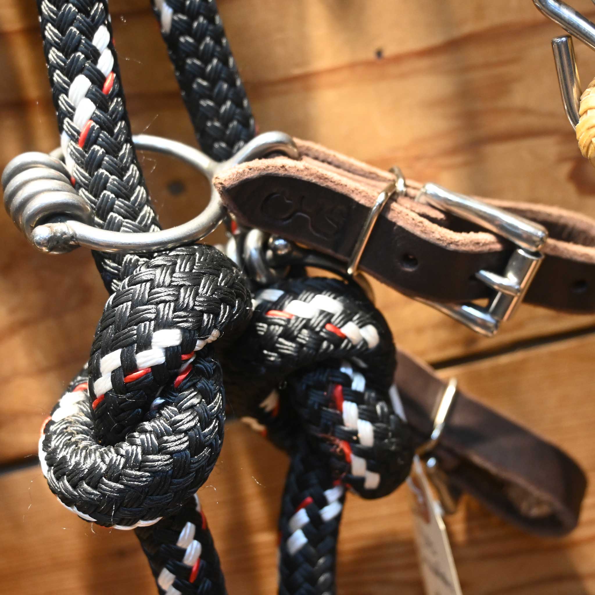 CHS "NEW" Ship Rope Draw Reins with Sliding Rings - Image 3
