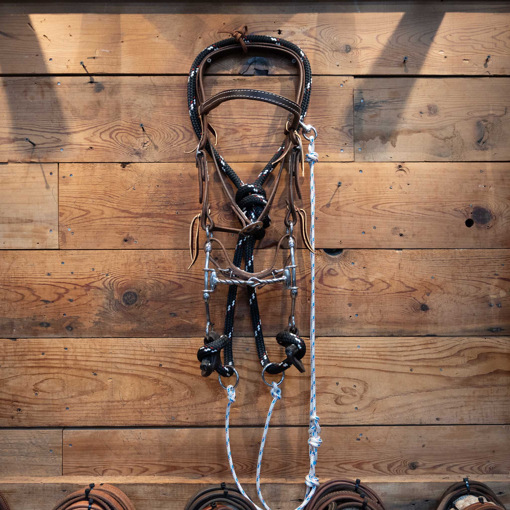 CHS Twisted DL Snaffle Gag Bridle Rig - Image 2