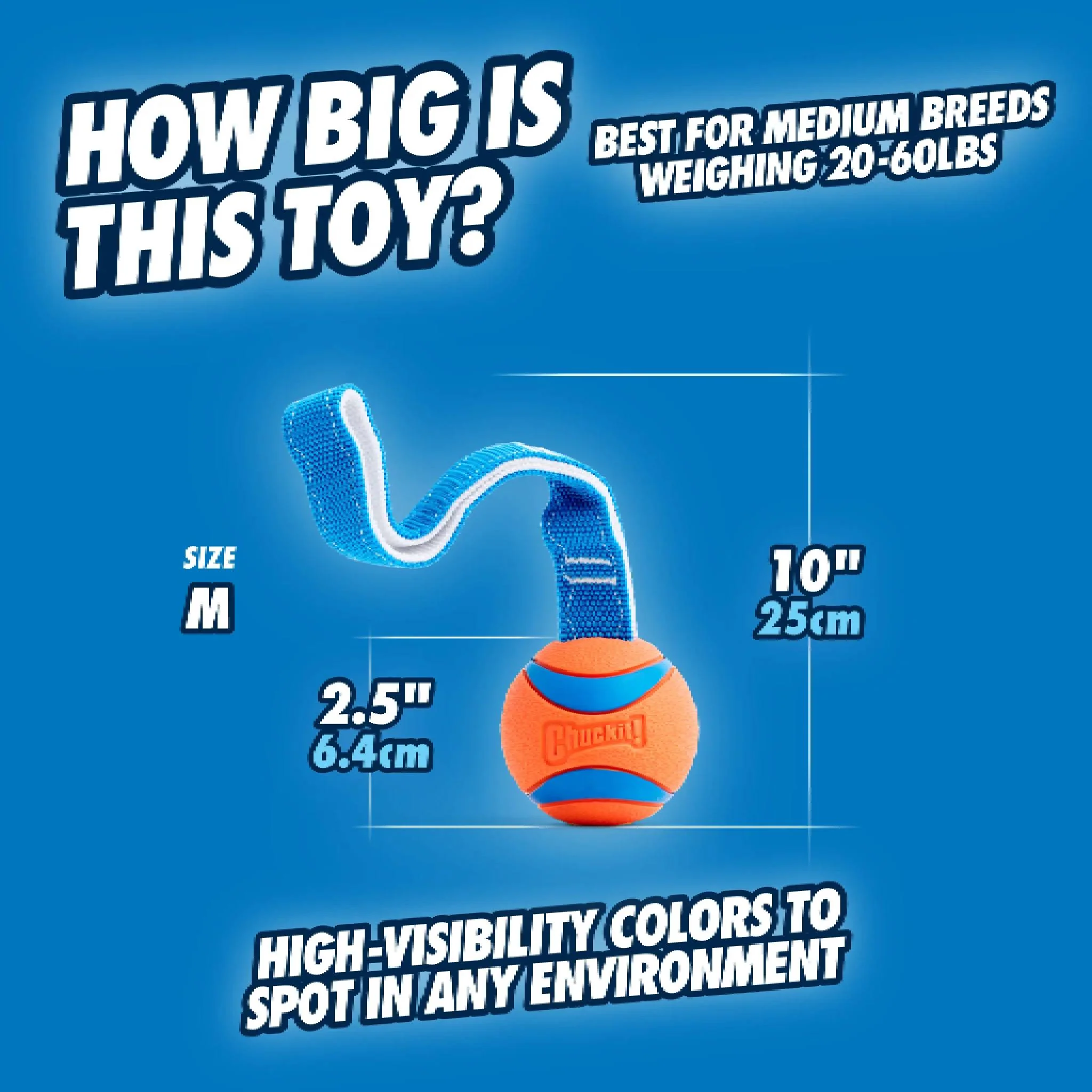 Chuckit! Ultra Tug Dog Toy Medium - Image 2