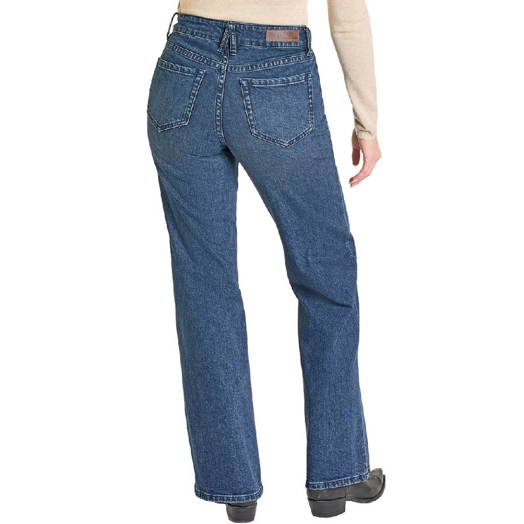 Rock & Roll Denim Women's Clasp Relaxed Flare Jean - Image 2