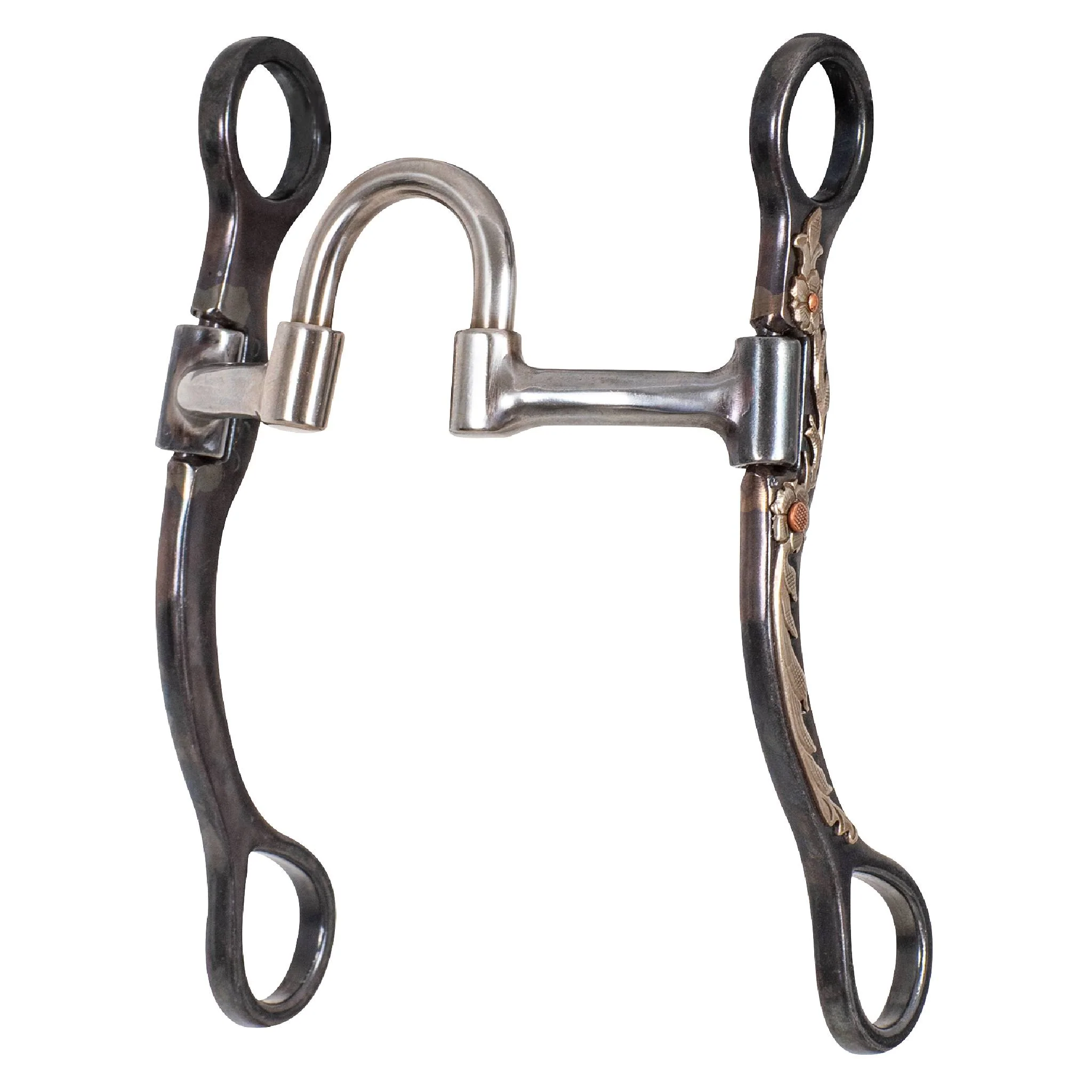Classic Equine BitLogic 7-1/2" Cheek Blued Iron Correction Bit