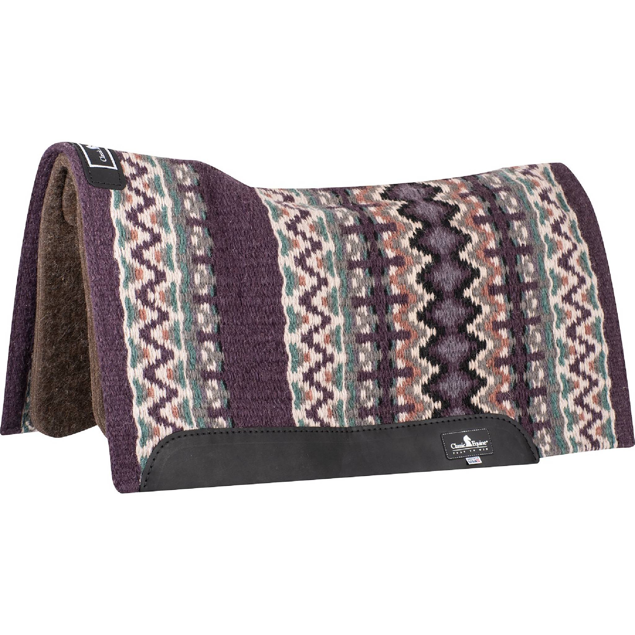 Classic Equine Contour Wool Top Alpaca Pad - 32"x34" - Image 4