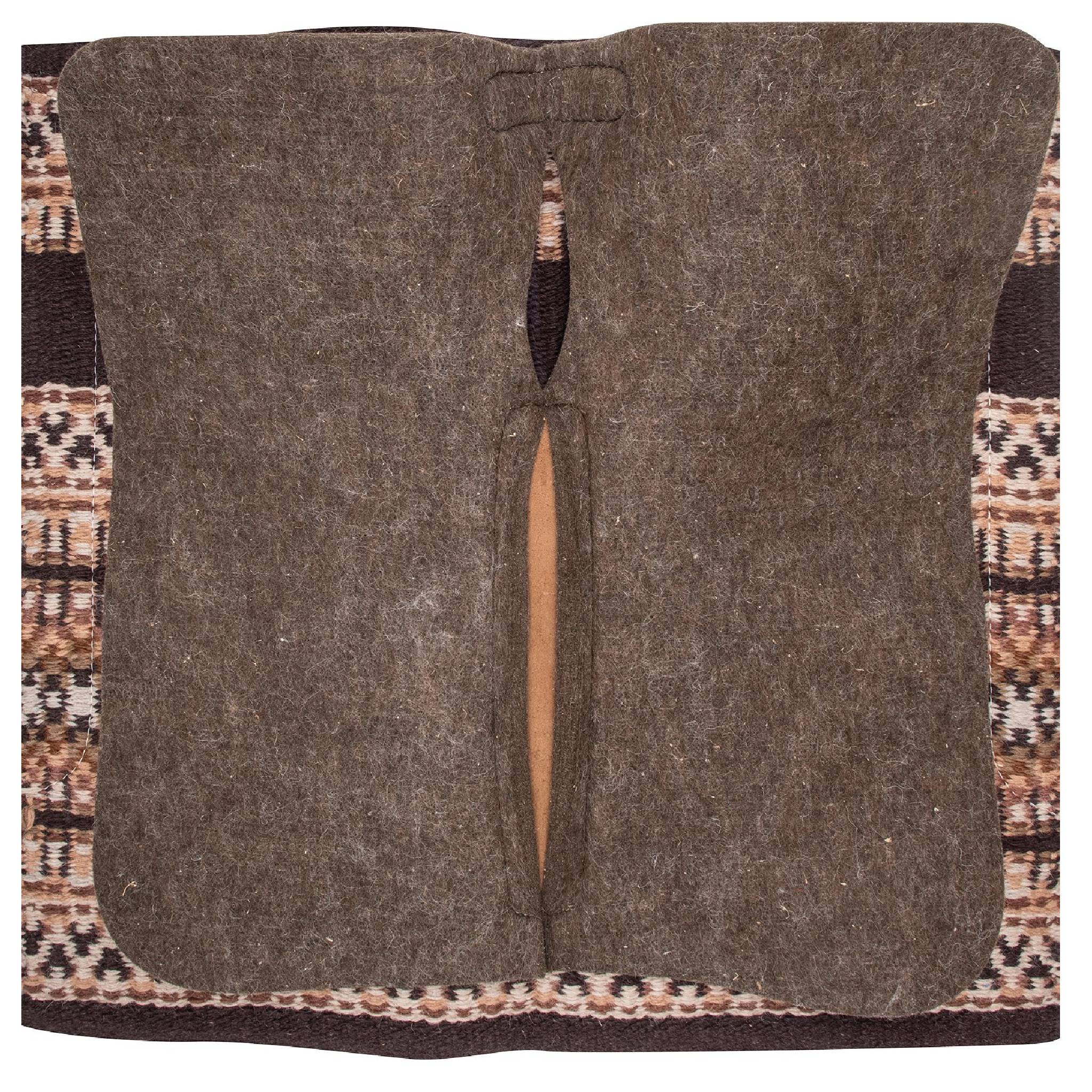 Classic Equine Contour Wool Top Alpaca Pad - 32"x34" - Image 7