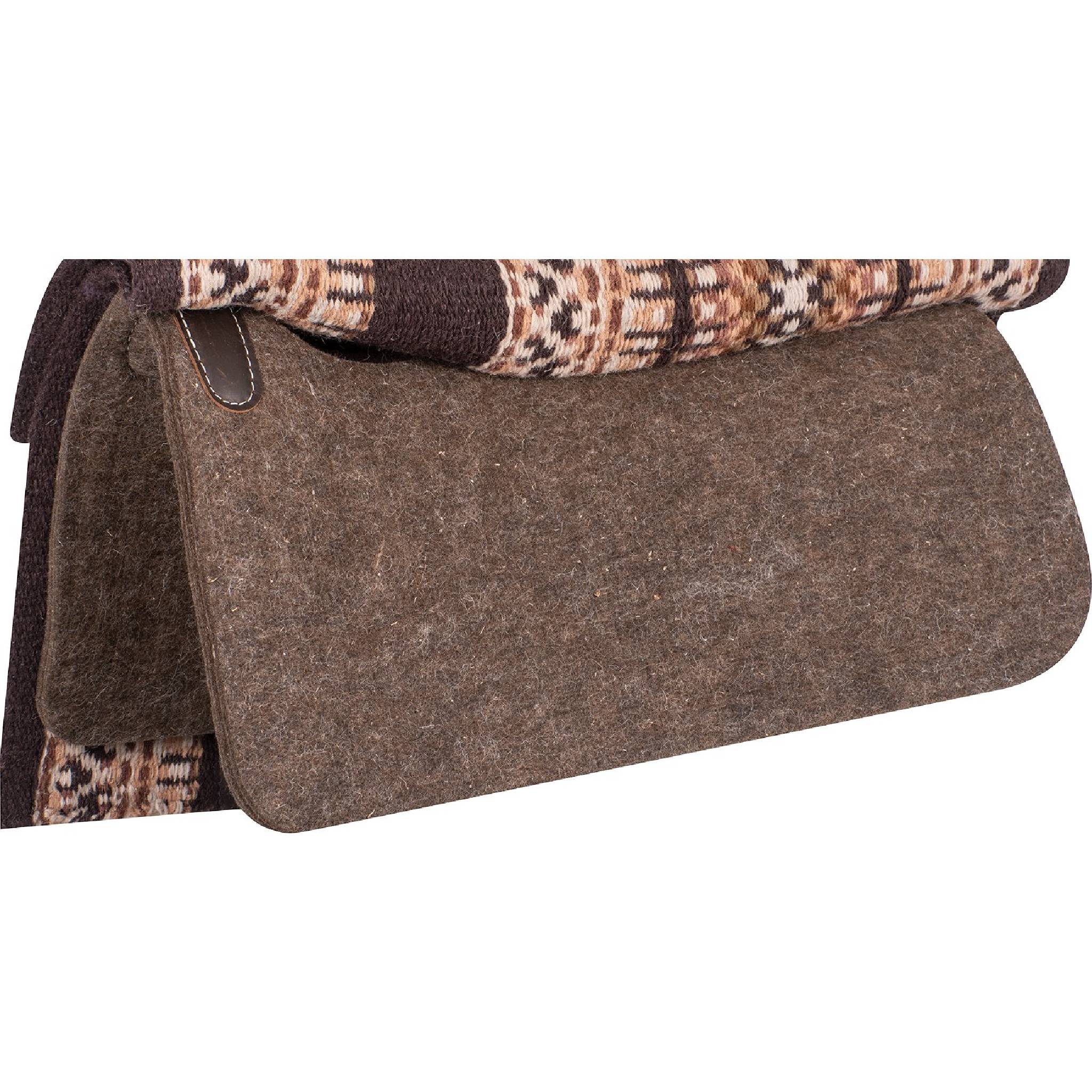 Classic Equine Contour Wool Top Alpaca Pad - 32"x34" - Image 8