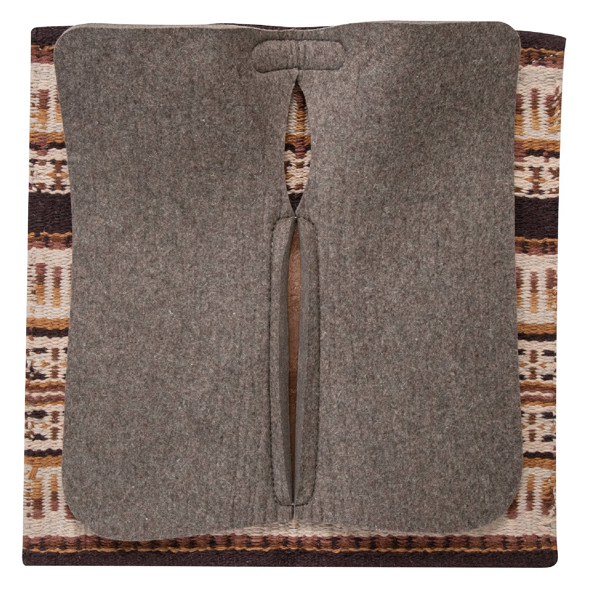 Classic Equine Contour Wool Top Felt Pad - 32"x34" - Image 5