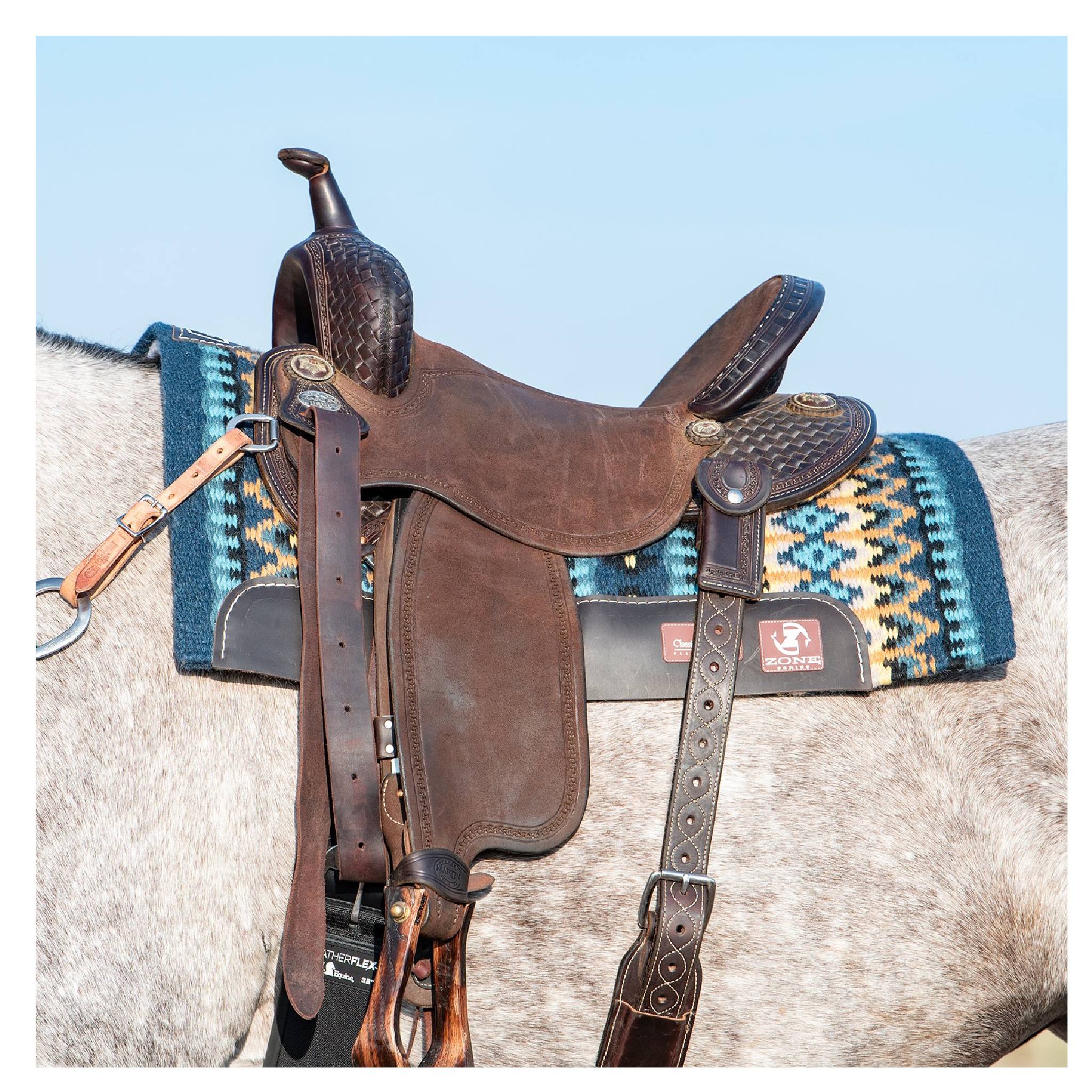 Classic Equine Zone Series Wool Top Barrel Pad - Image 7