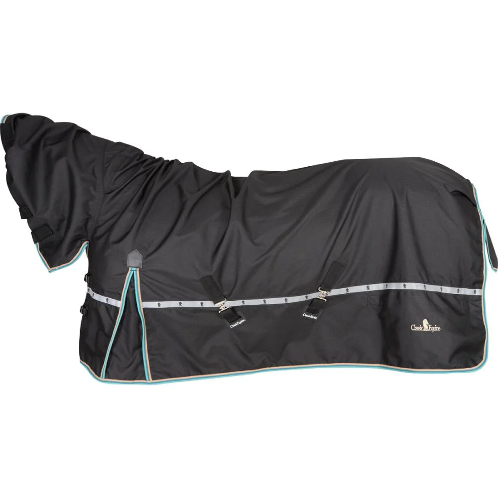 Classic Equine Windbreaker Turnout Sheet With Hood - Image 2