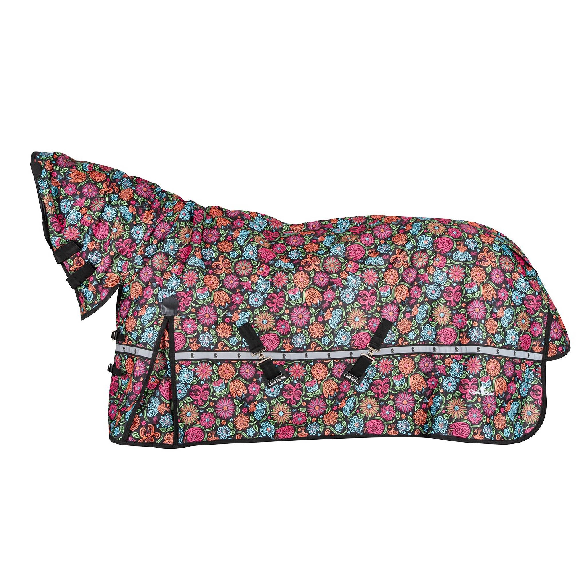 Classic Equine Windbreaker Turnout Sheet With Hood - Image 6