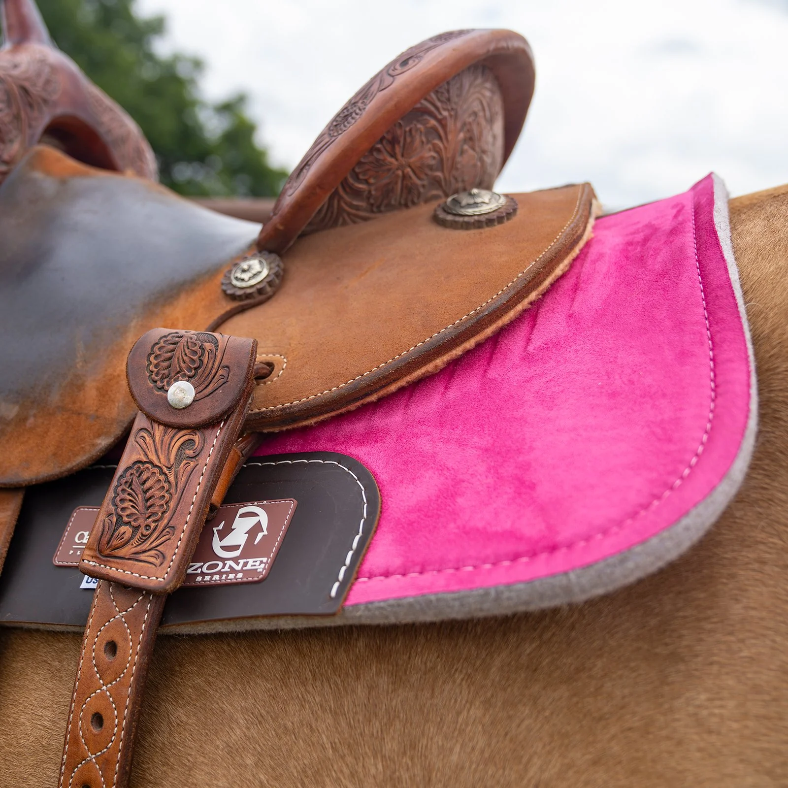 Classic Equine Zone Micro Suede/Felt Pad - Image 7