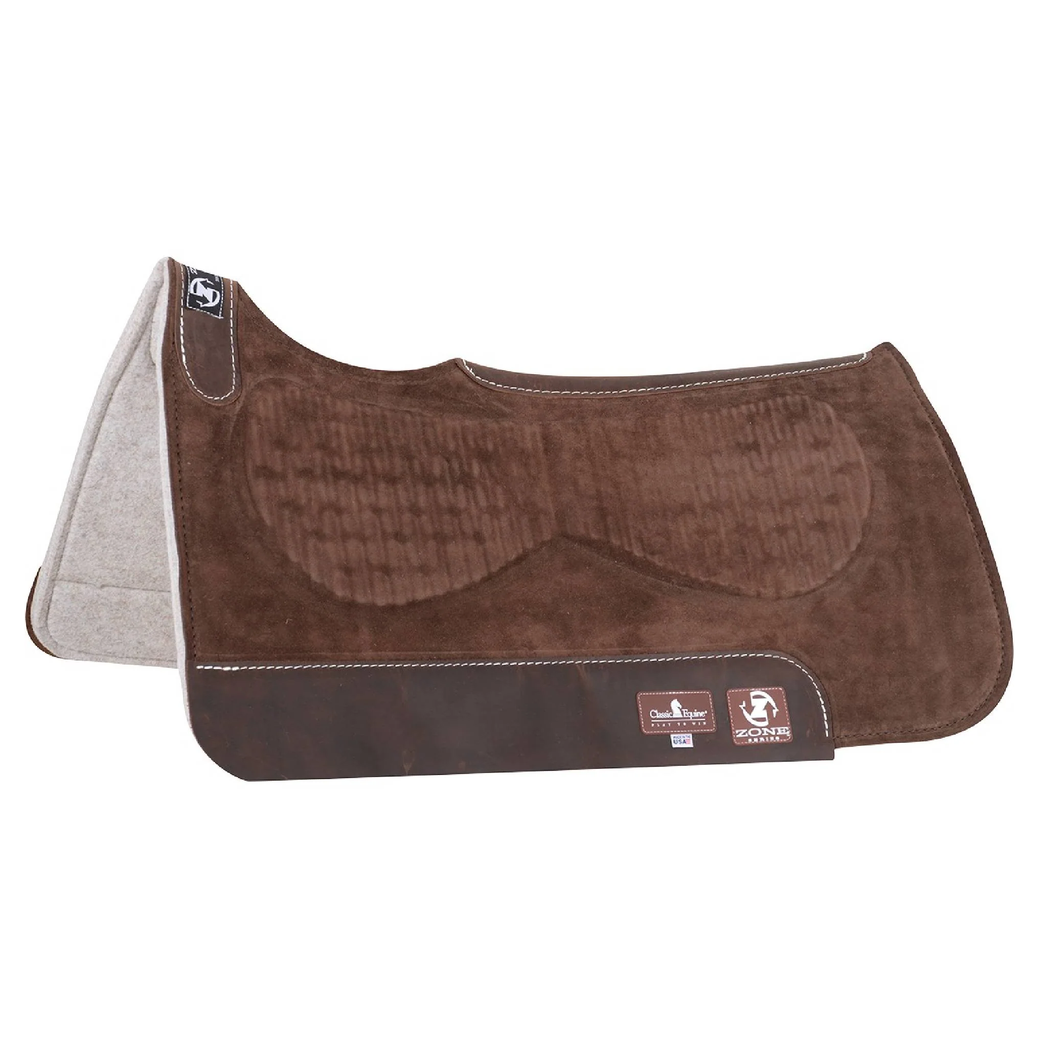 Classic Equine Zone Micro Suede/Felt Pad - Image 9