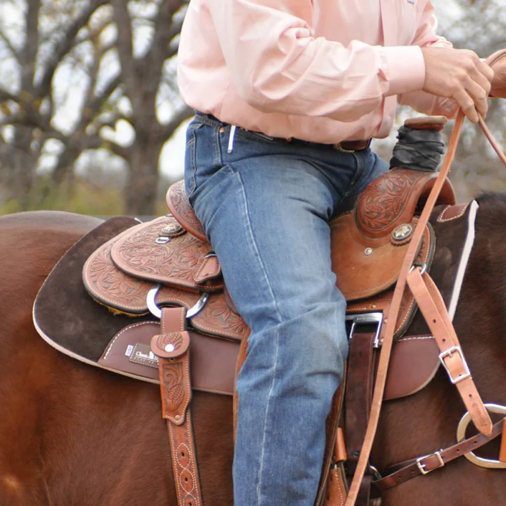 Classic Equine Zone Suede Top Saddle Pad with Felt Bottom - Image 2