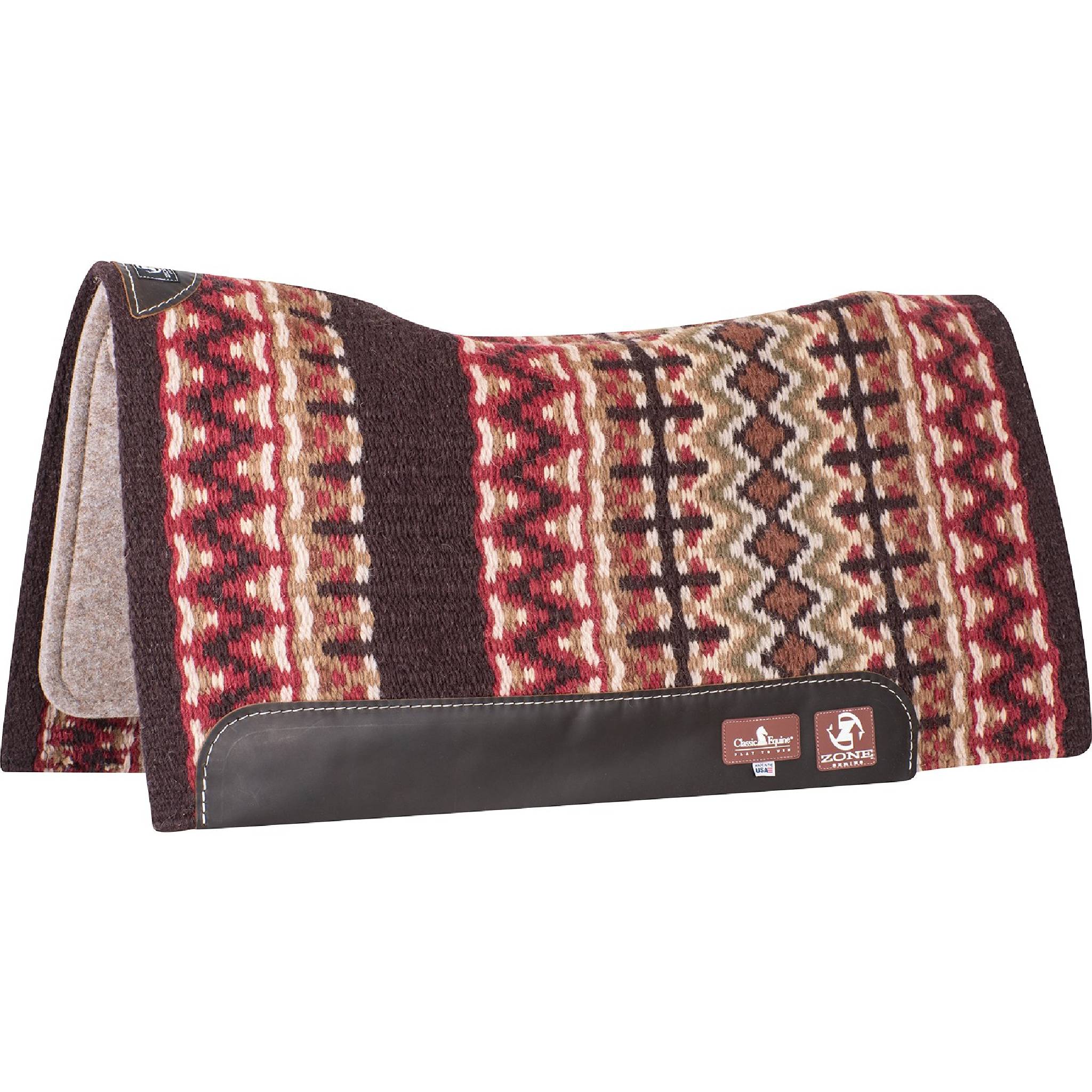 Classic Equine Zone Wool Top Pad 34"x38" - Image 2