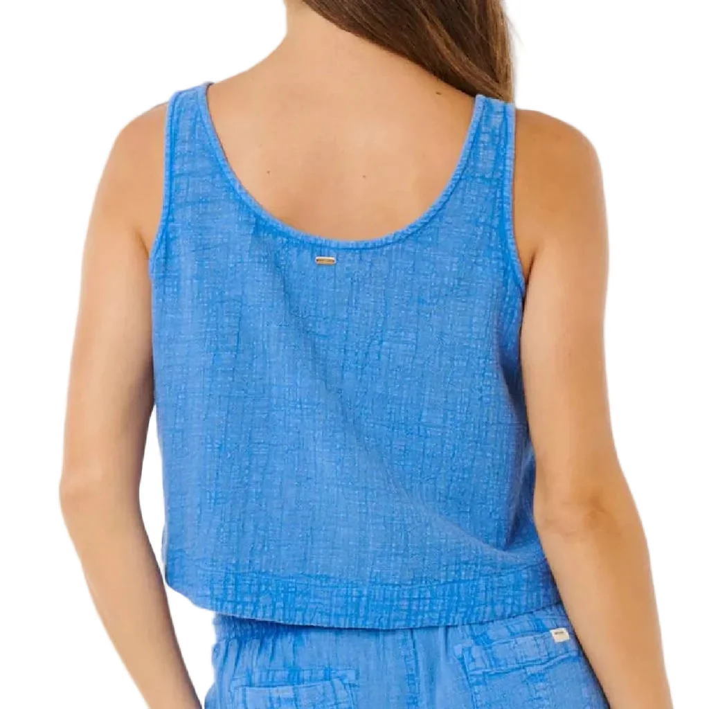 Rip Curl Women's Bright Blue Classic Surf Tank II - Image 2