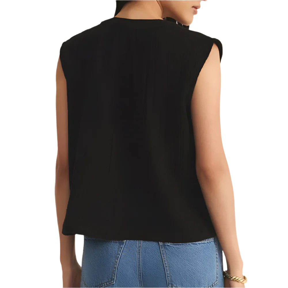Z Supply Cliffside V Neck Airy Top - Image 2
