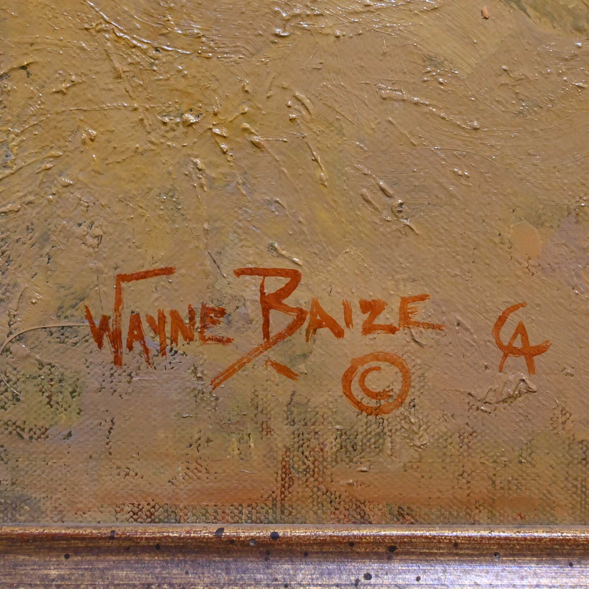 Duckin' and Dodgin' By Wayne Baize - Private Collection - Image 4