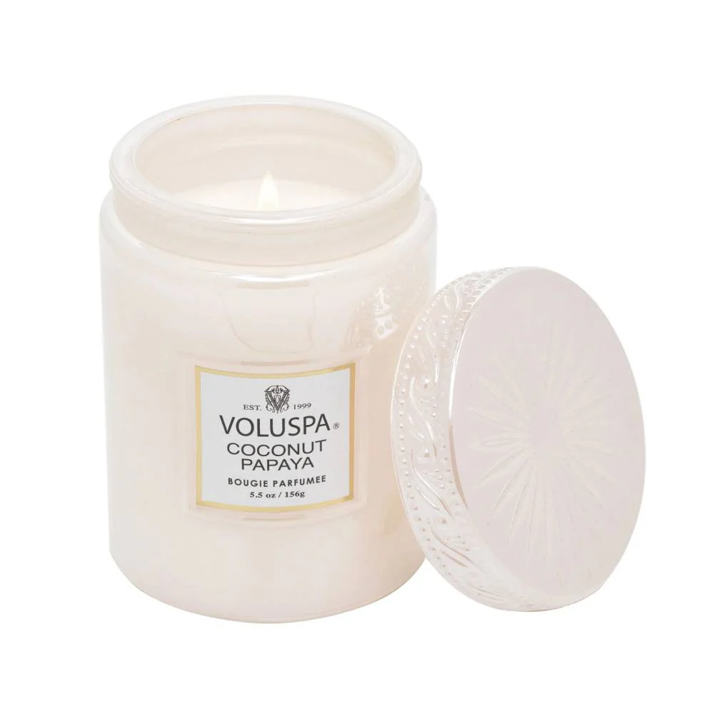 Voluspa Coconut Papaya Small Jar Candle